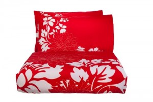 SPALNA_Red_White_Floral_Pattern_Duvet