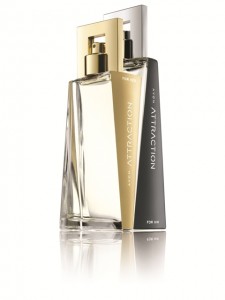 Toaletny parfum a voda Avon Attraction for Her a Him_s